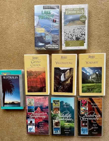 Photo of free VHS Video Tapes - Travel / Walks etc (Bollington SK10) #1