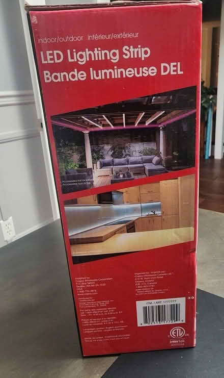Photo of free LED lighting strip. 6 new in boxes (Aberfoyle, 5 mins S of Guelph) #1