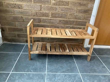 Photo of free 2 shelf shoe rack. (Eynsham OX29) #1