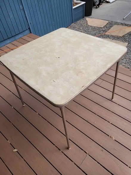 Photo of free Folding card table (Marinwood (San Rafael)) #1