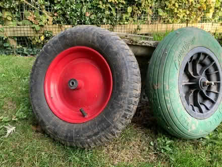 Photo of free 2 x wheelbarrow wheels (Cranleigh GU6) #2