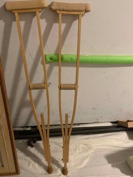Photo of free Wooden crutches (Royal York and Bloor) #1