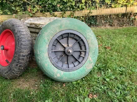 Photo of free 2 x wheelbarrow wheels (Cranleigh GU6) #3