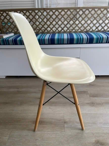 Photo of free Cream Coloured Chair (Husbands Bosworth, LE17) #2