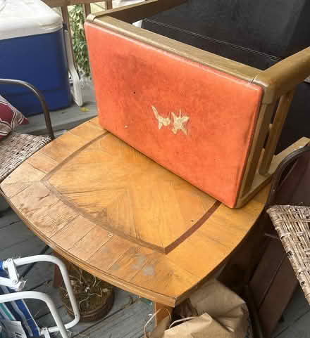 Photo of free coffee table & stool that need care (Washington DC) #2