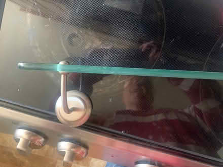 Photo of free Glass and brushed metal shelf (Ayer) #3
