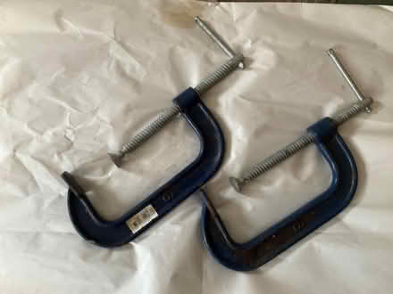 Photo of free 2 large clamps (Eynsham OX29) #1