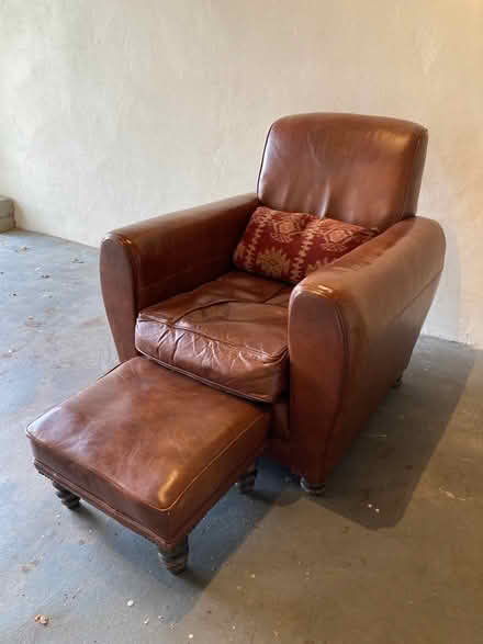 Photo of free Leather look armchair (EX7) #1