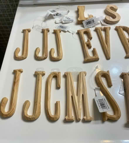 Photo of free 19 Assorted Wooden Letters (Pembroke Pines) #2