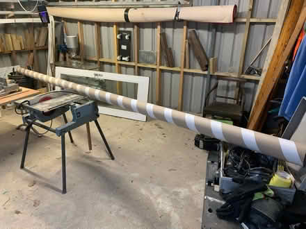 Photo of free 4.7m long cardboard tube (Sutton SM3) #1