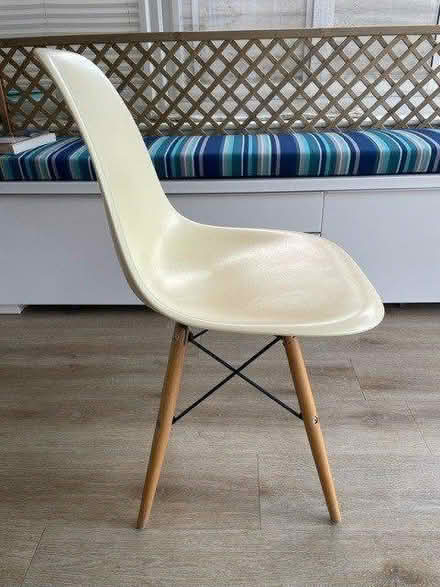 Photo of free Cream Coloured Chair ex Ikea (Husbands Bosworth, LE17) #1