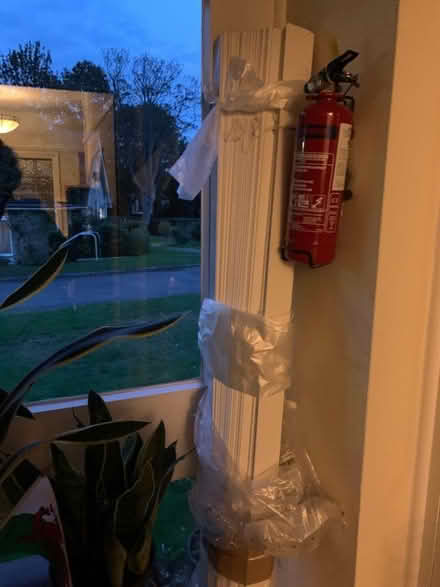Photo of free White wooden blind (Rodwell DT4) #1