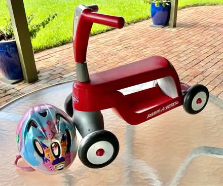 Photo of free Radio Flyer Bike/Scooter & Helmet (Boynton Beach) #1