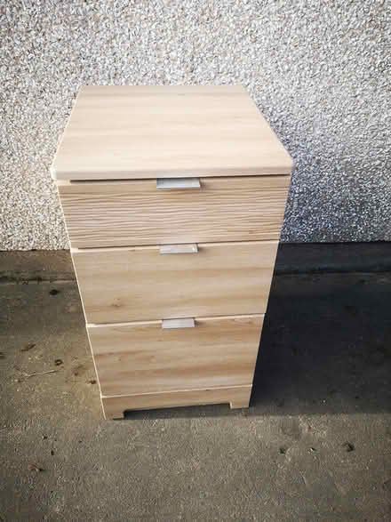 Photo of free Three drawer bedside cabinet (CA15) #1