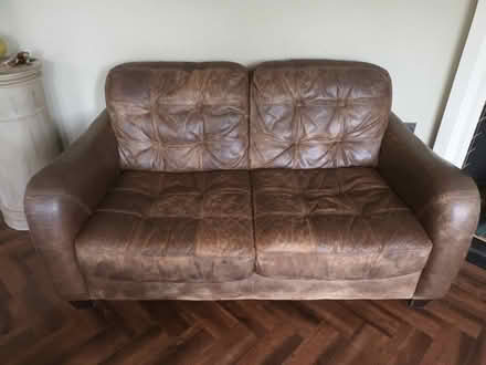 Photo of free Leather sofa (Western Park LE3) #1