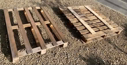 Photo of free 2x wooden palettes (Chippenham SN14) #1