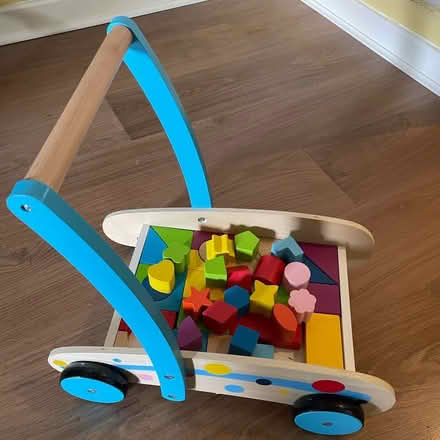 Photo of free Wooden blocks and push cart (Sedgley DY3) #1