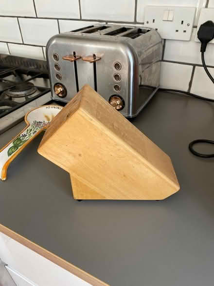 Photo of free Wooden Knife Block (East Twerton) #2