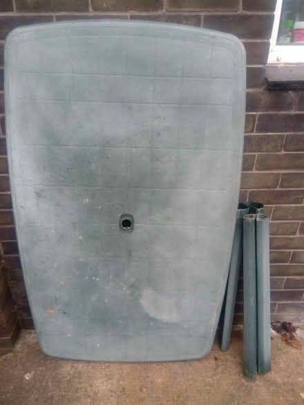 Photo of free One garden table and four chairs (Newton Hall DH1) #2