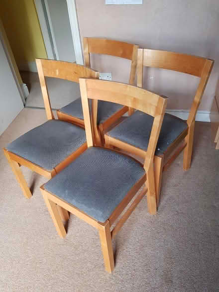 Photo of free 4 kitchen chairs (Glossop SK13) #1