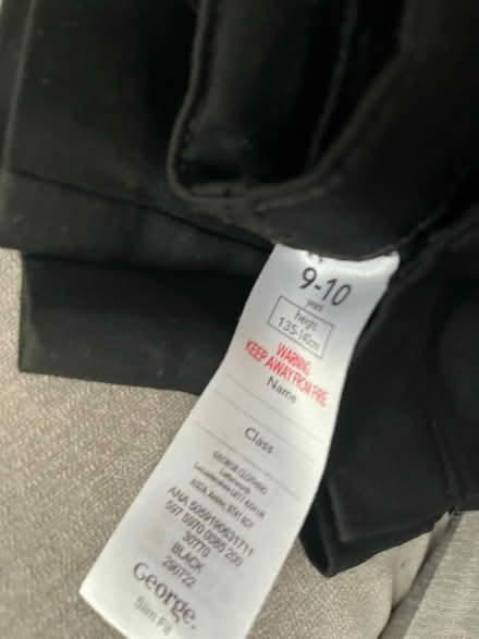 Photo of free School trousers age 9-10 (Ashford TN23) #1