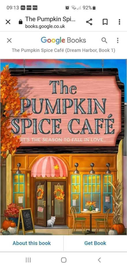 Photo of The pumpkin spice cafe book (Great Baddow CM2) #1