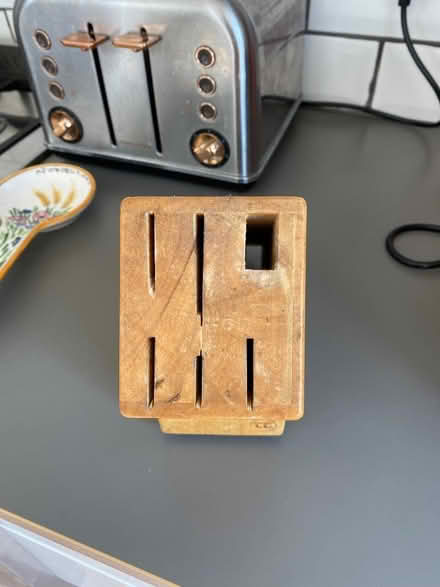 Photo of free Wooden Knife Block (East Twerton) #1