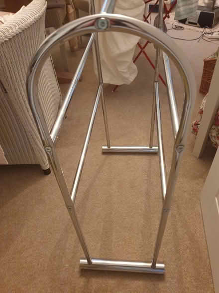 Photo of free Towel rack airer chrome. Good used condition. Chrome 5 racks (Cooden TN39) #3