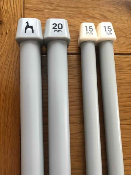 Photo of free Jumbo knitting needles (Bedford MK40) #1