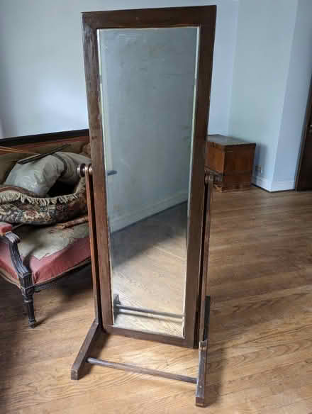 Photo of free Full length mirror on wooden frame (Addison/pulaski) #1