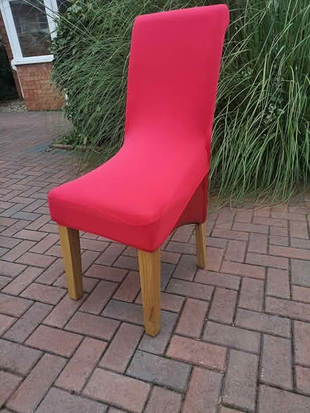 Photo of free 2 red dining chairs (Poole BH15) #4