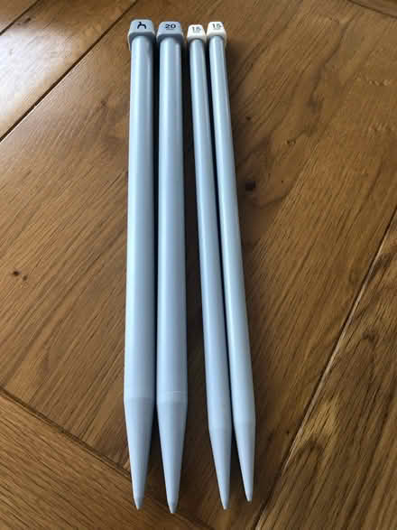 Photo of free Jumbo knitting needles (Bedford MK40) #2