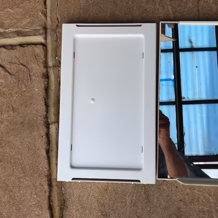 Photo of free 3 Mirrors With Wite Plastic Backs (Hazlemere HP15) #2