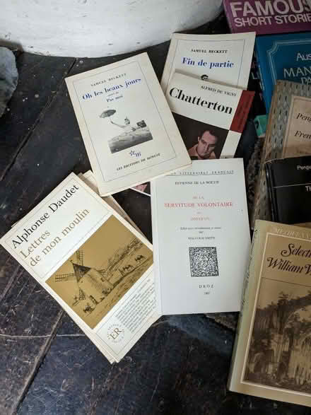Photo of free french/english/latin lit textbooks (Ridgeway NP20) #2
