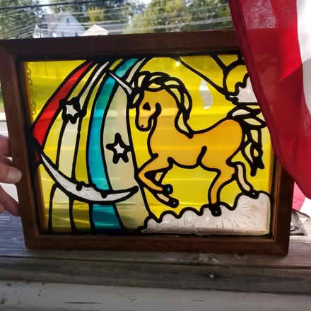 Photo of free Colorful Stained Glass Unicorn (Framingham 126 & Hartford) #2