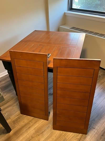 Photo of free Table with two leaves (Arlington) #2