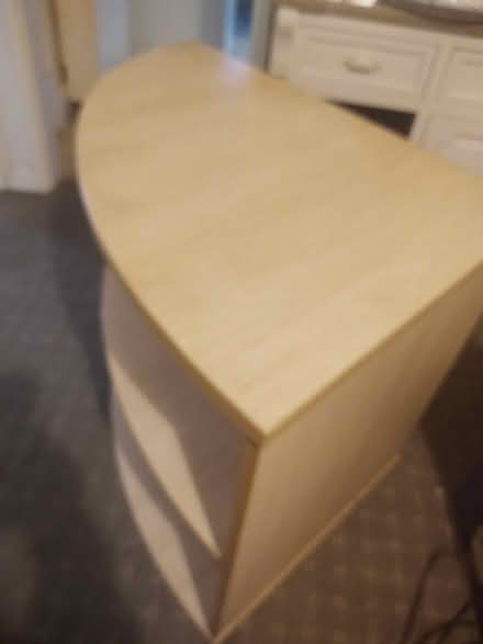 Photo of free Office desk side/corner unit shelves (Huyton L36) #1