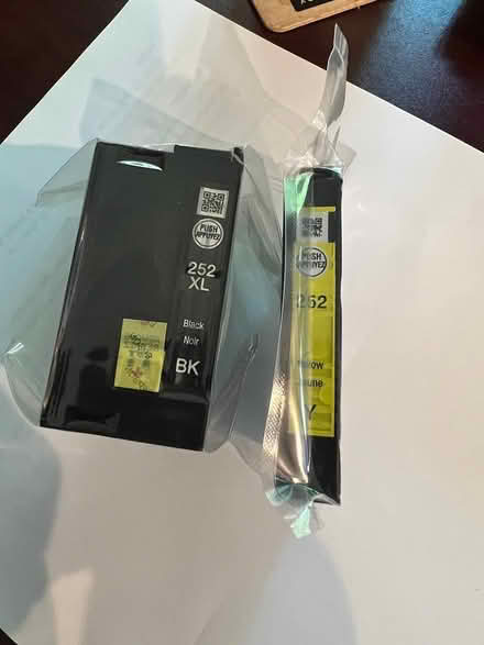 Photo of free Epson Printer ink cartridges 252 (Fairfax) #1