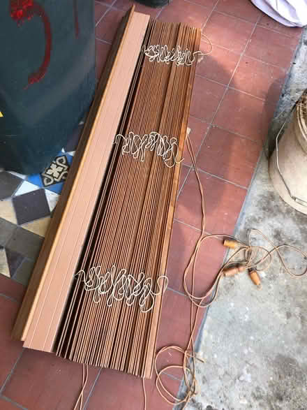 Photo of free Cedar wooden Venetian blind (Redfern) #1