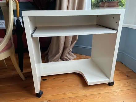 Photo of free Desk with pullout keyboard tray (Tottenham, N17 0) #2