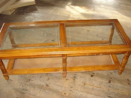Photo of free Glass topped coffee table (Pensax WR6) #1
