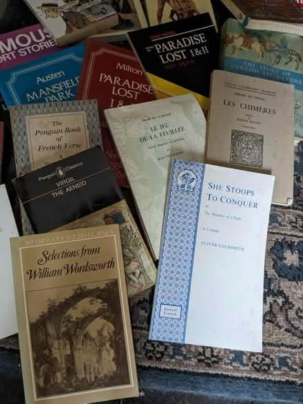 Photo of free french/english/latin lit textbooks (Ridgeway NP20) #3
