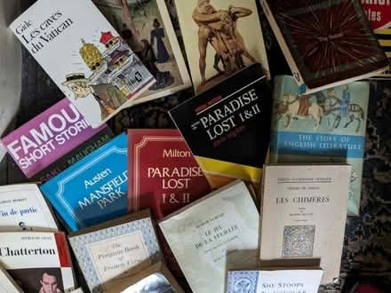 Photo of free french/english/latin lit textbooks (Ridgeway NP20) #4