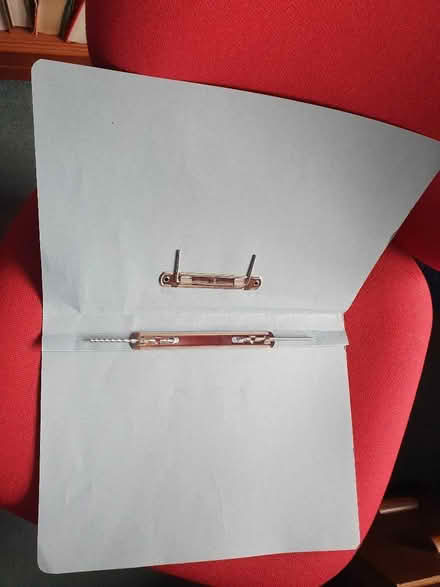 Photo of free Blue spring loaded folders - lots (Lyppard Grange WR4) #1