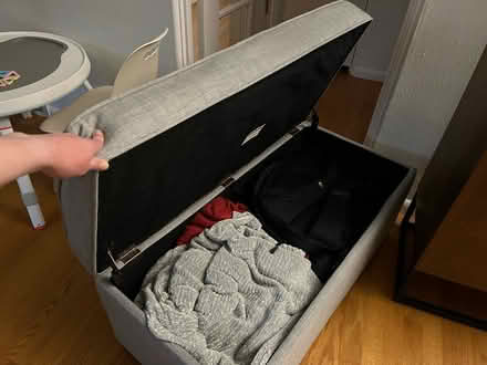 Photo of free Storage cat post / ottoman (Carkeek) #1