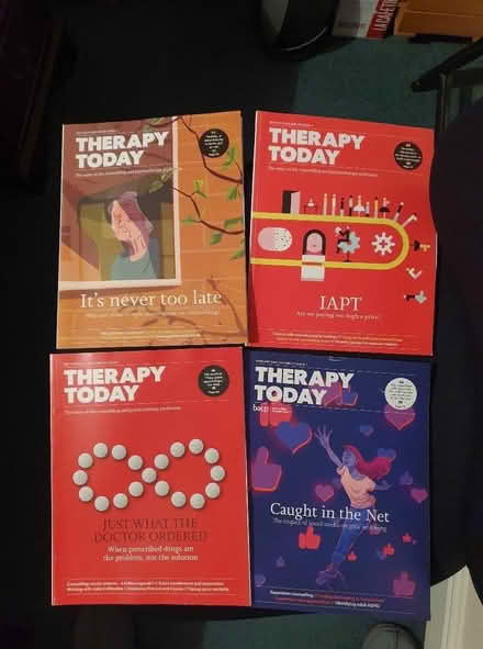 Photo of free 4 issues of 'Therapy Today' BACP Journals (Lyppard Grange WR4) #2