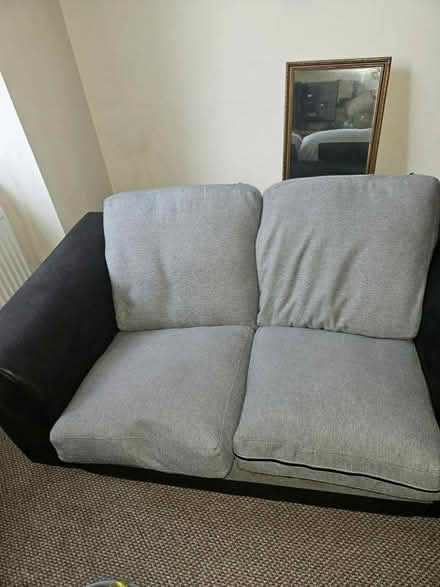 Photo of free Grey/black 2 Seater Sofa (Nottingham, Lenton, NG7) #2