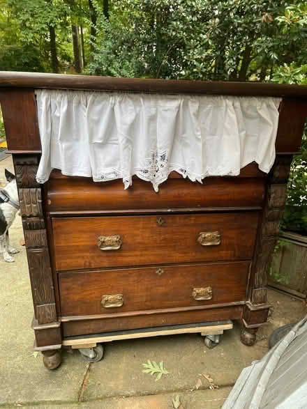 Photo of free Antique dresser missing drawer (N Buckhead off roswell rd) #2