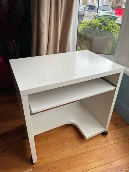 Photo of free Desk with pullout keyboard tray (Tottenham, N17 0) #1