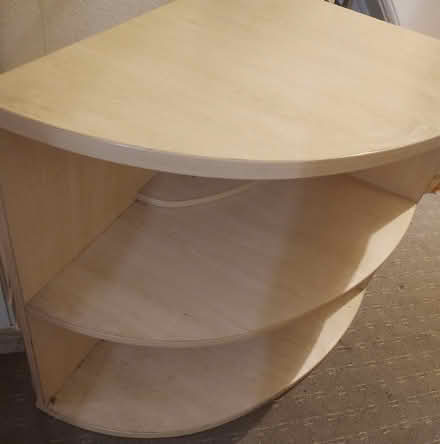 Photo of free Office desk side/corner unit shelves (Huyton L36) #2